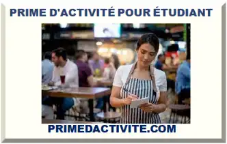 PRIME D'ACTIVITÉ POUR ÉTUDIANT 2026-2027