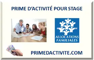 PRIME D‘ACTIVITÉ POUR STAGE 2026-2027
